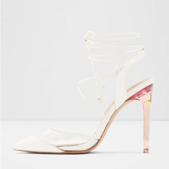 Aldo Women's Heels Fereira (White) - Picture 5 of 10